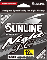 Sunline Night FC High Vis 25 lb - 165 yd Fluorocarbon Fishing Line
