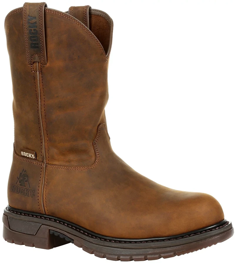 Rocky Men's Original Ride Steel Toe Western Boots