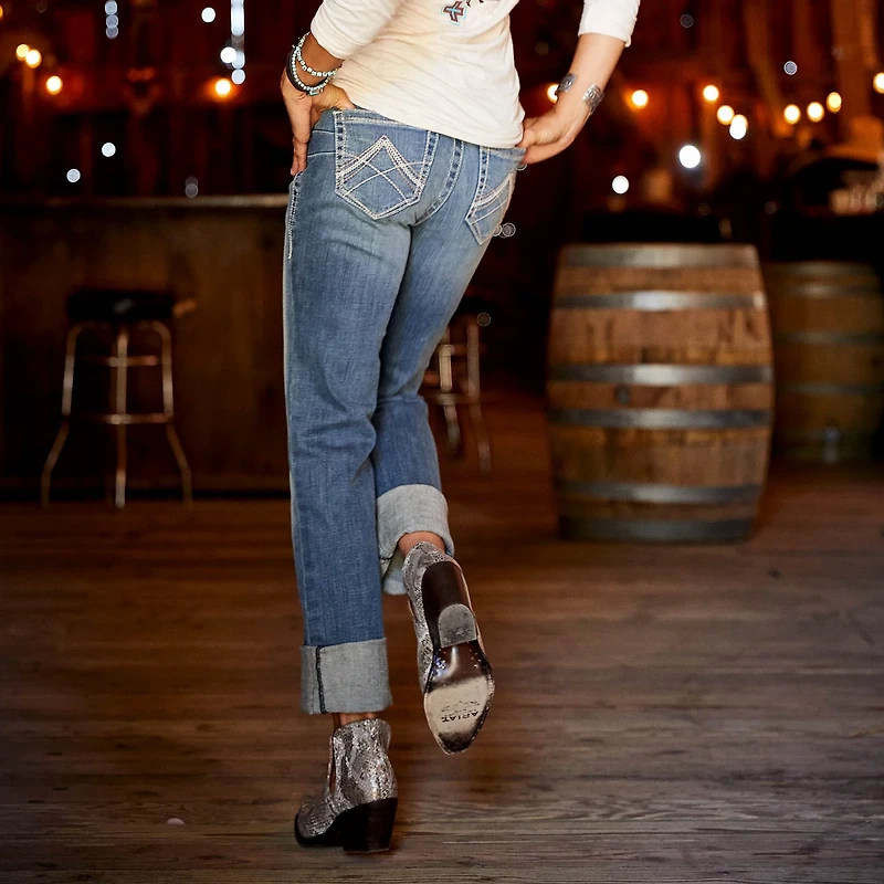 Ariat Women's R.E.A.L. Icon Straight Leg Jeans