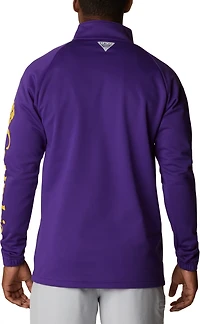 Columbia Sportswear Men's Louisiana State University Terminal Tackle 1/4-Zip Fleece Top