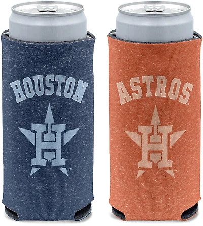 WinCraft Houston Astros Two Tone Heathered Slim Can Cooler