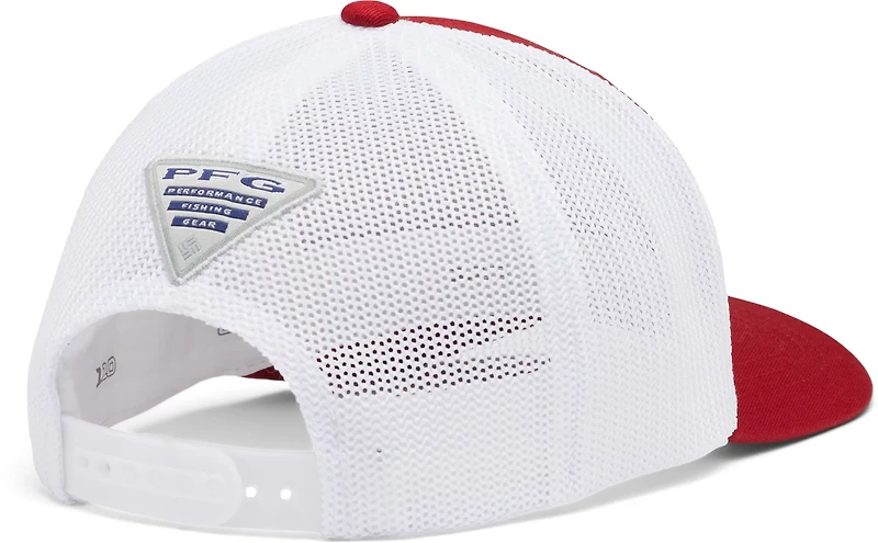 Columbia Sportswear Boys' University of Arkansas PFG Mesh Snapback Cap