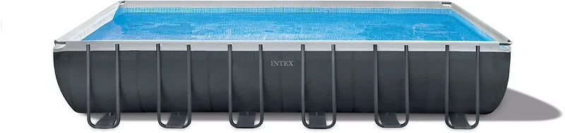 INTEX Ultra XTR 24 ft x 12 ft x 52 in Rectangular Metal Frame Pool Set