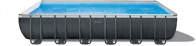 INTEX Ultra XTR 24 ft x 12 ft x 52 in Rectangular Metal Frame Pool Set