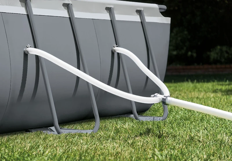 INTEX Ultra XTR 24 ft x 12 ft x 52 in Rectangular Metal Frame Pool Set