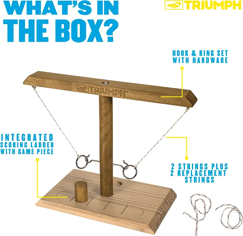 Triumph Pine Hook and Rings Battle Game