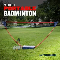 Triumph Patriotic Portable Badminton Set