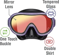 Reef Youth Tourer Single Window Mask And Snorkel Set