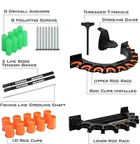 KastKing V10LS Spooling Station and Rod Rack