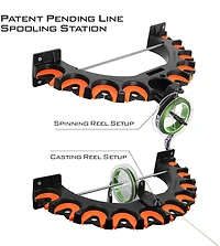 KastKing V10LS Spooling Station and Rod Rack