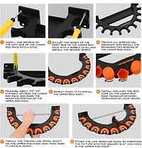 KastKing V10LS Spooling Station and Rod Rack