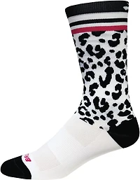 Brooks Tempo Knit-In Snow Leopard Crew Socks