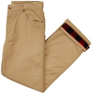 Smith's Workwear Men's Print Fleece Lined 5-Pocket Canvas Pants