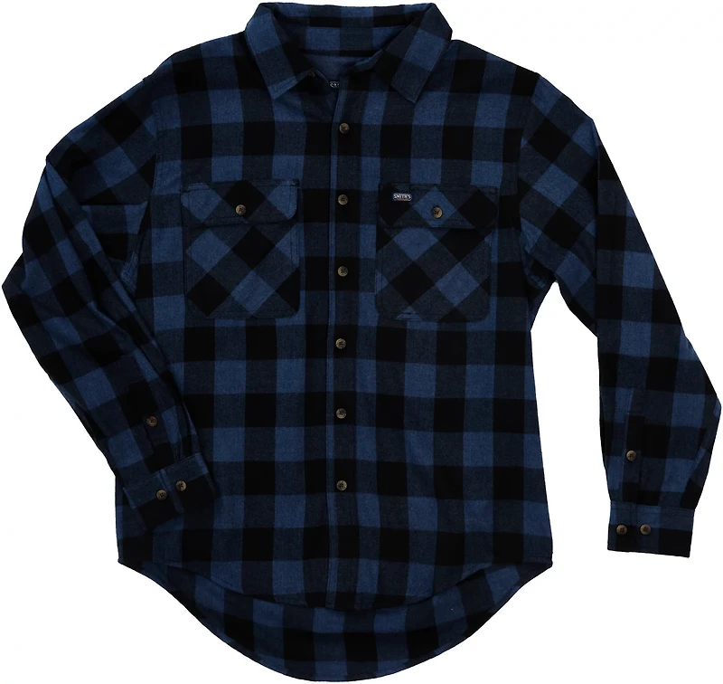 Smith's Workwear Men's Buffalo 2-Pocket Flannel Shirt