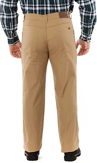 Smith's Workwear Men's Print Fleece Lined 5-Pocket Canvas Pants