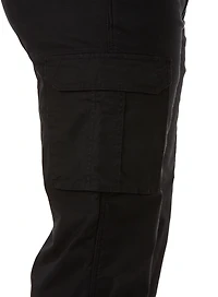 Smith's Workwear Men's Buffalo Print Fleece Lined 5-Pocket Canvas Pants