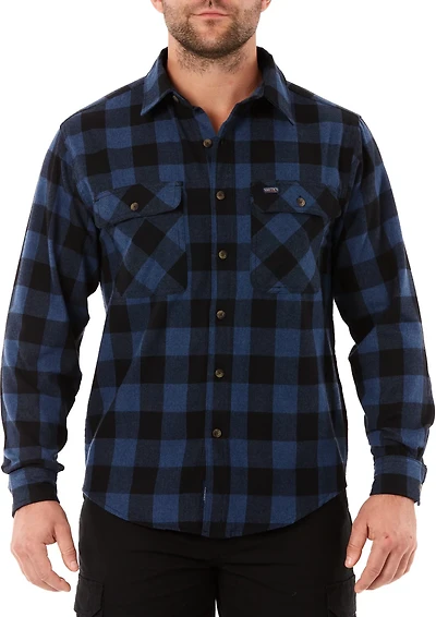 Smith's Workwear Men's Buffalo 2-Pocket Flannel Shirt