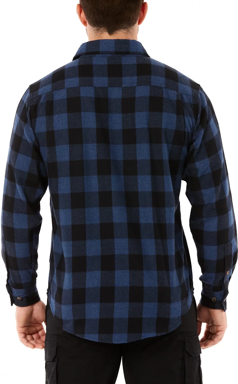 Smith's Workwear Men's Buffalo 2-Pocket Flannel Shirt
