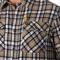 Smith's Workwear Men's Plaid 2-Pocket Flannel Shirt