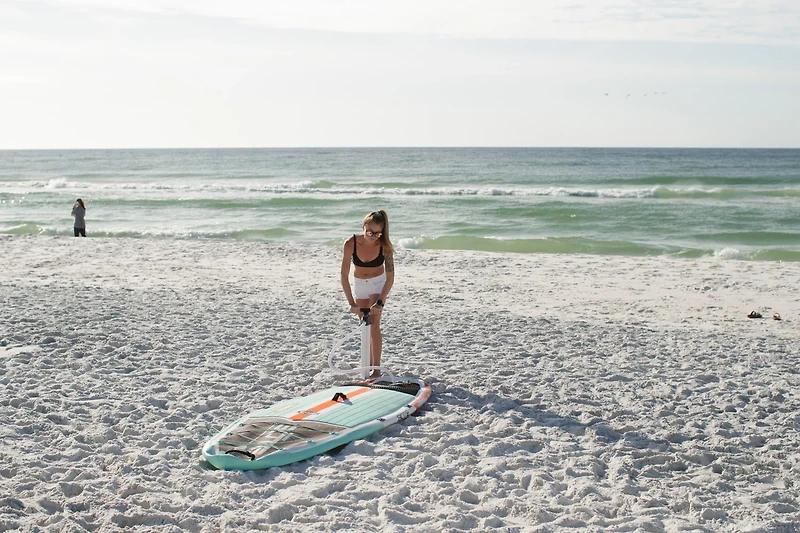 BOTE Breeze Aero 10'8" Classic Teak Inflatable Stand Up Paddle Board