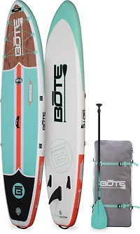 BOTE Breeze Aero 10'8" Classic Teak Inflatable Stand Up Paddle Board