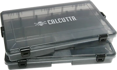 Calcutta CSLTT-3700 Squall Waterproof 4-Latch Tackle Trays 2-Pack