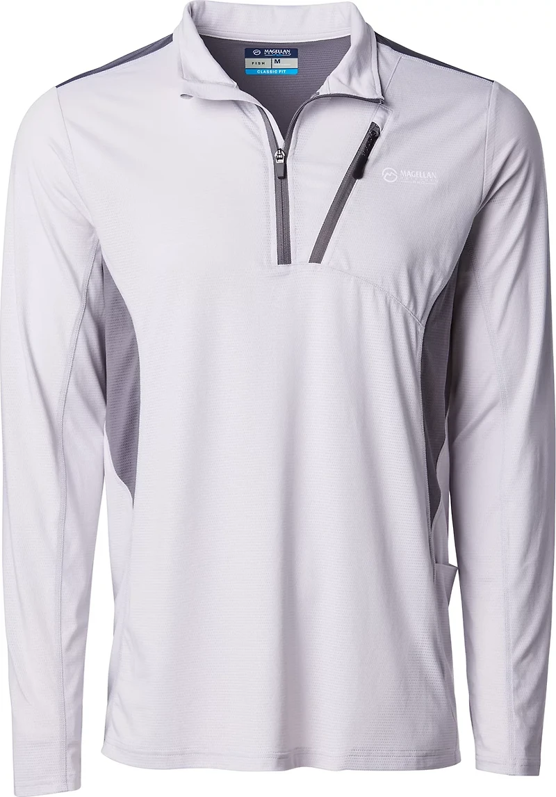 Magellan Outdoors Men’s Pro Fish Long Sleeve 1/4 Zip Pullover