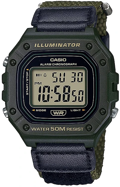 Casio Men's Classic Digital Velcro Strap Watch