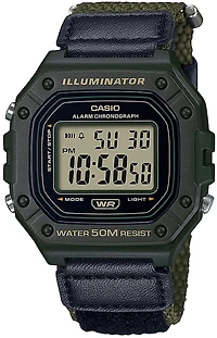 Casio Men's Classic Digital Velcro Strap Watch