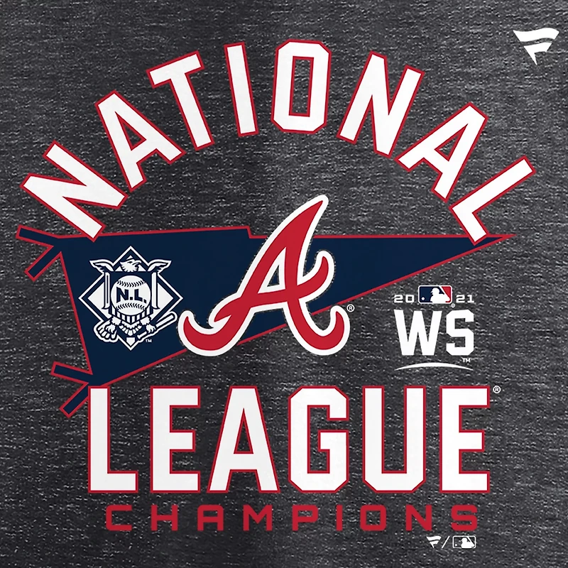 Fanatics Men's Atlanta Braves 2021 NLCS Champs Locker Room Short Sleeve T-shirt