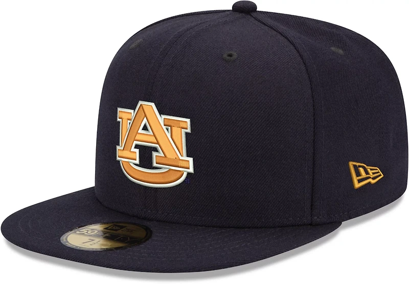 New Era Men's Auburn University 59FIFTY Basic Fitted Cap