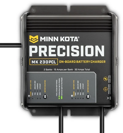 Minn Kota MK-230 PCL 2 Bank 15 Amp On-Board Precision Charger