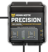 Minn Kota MK-230 PCL 2 Bank 15 Amp On-Board Precision Charger