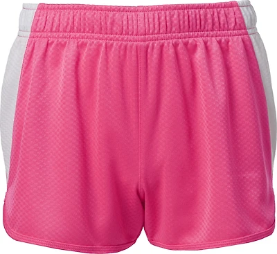 BCG Girls' Colorblock Honeycomb Shorts 3