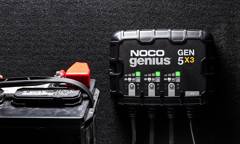 NOCO 3-Bank 15-Amp OnBoard Battery Charger