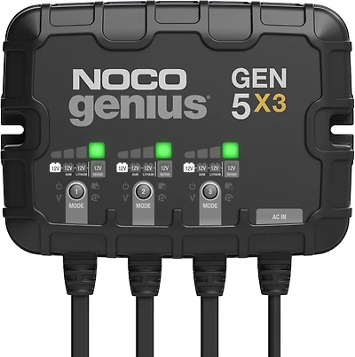 NOCO 3-Bank 15-Amp OnBoard Battery Charger