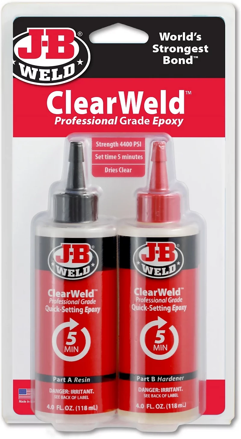 J-B WELD ClearWeld™ 8 oz Professional Grade Spray Epoxy