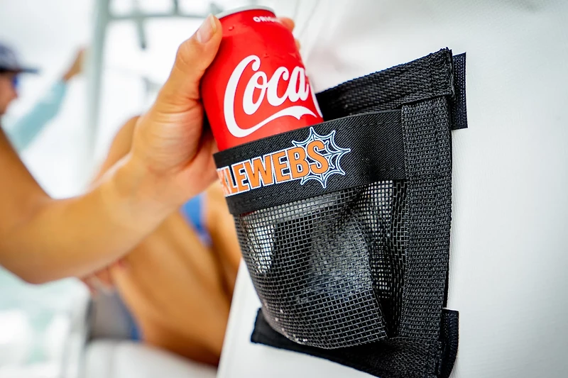 TackleWebs 6” Wide by 6” High Hook and Loop Cup Holder