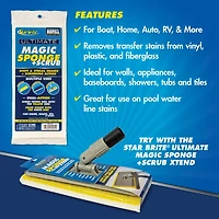 Star brite Ultimate Magic Sponge + Scrub Eraser