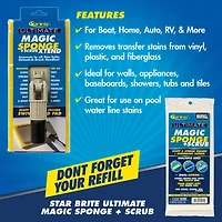 Star brite Ultimate Magic Xtend Sponge + Scrub Eraser