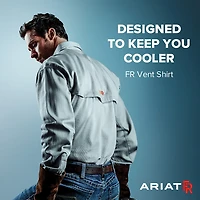 Ariat Men's FR Solid Vent Shirt