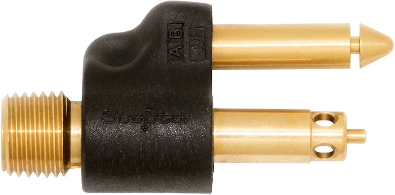 Scepter 1/4" NPT Brass Male Tank Connector