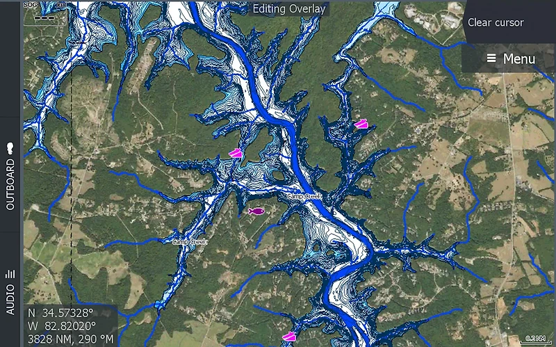 C-Map Reveal South Eastern US Lakes