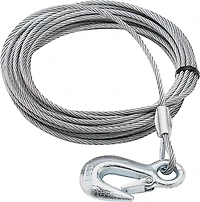 SeaSense 1/8 in x 20 ft Hook Winch Cable