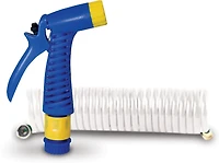 SeaSense 15 ft Coiled Hose with Nozzle