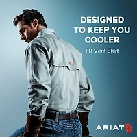 Ariat Men's FR Solid Vent Shirt
