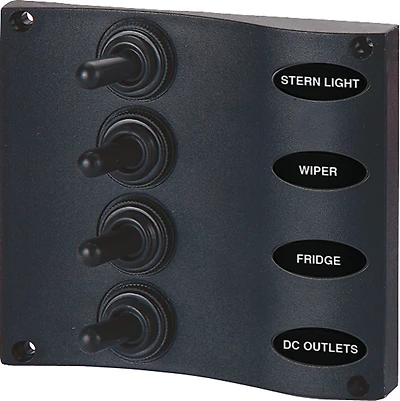 SeaSense Toggle 4 Gang Switch Panel