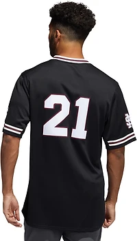 adidas Men's Mississippi State University Pullover Replica Baseball Jersey