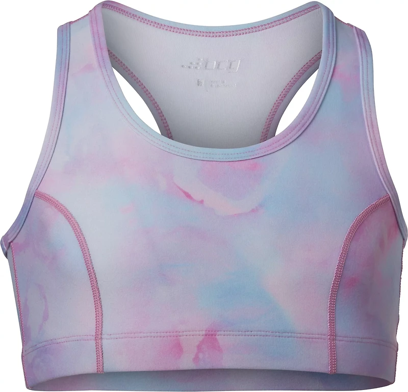 BCG Girls' Printed Racerback Sports Bra