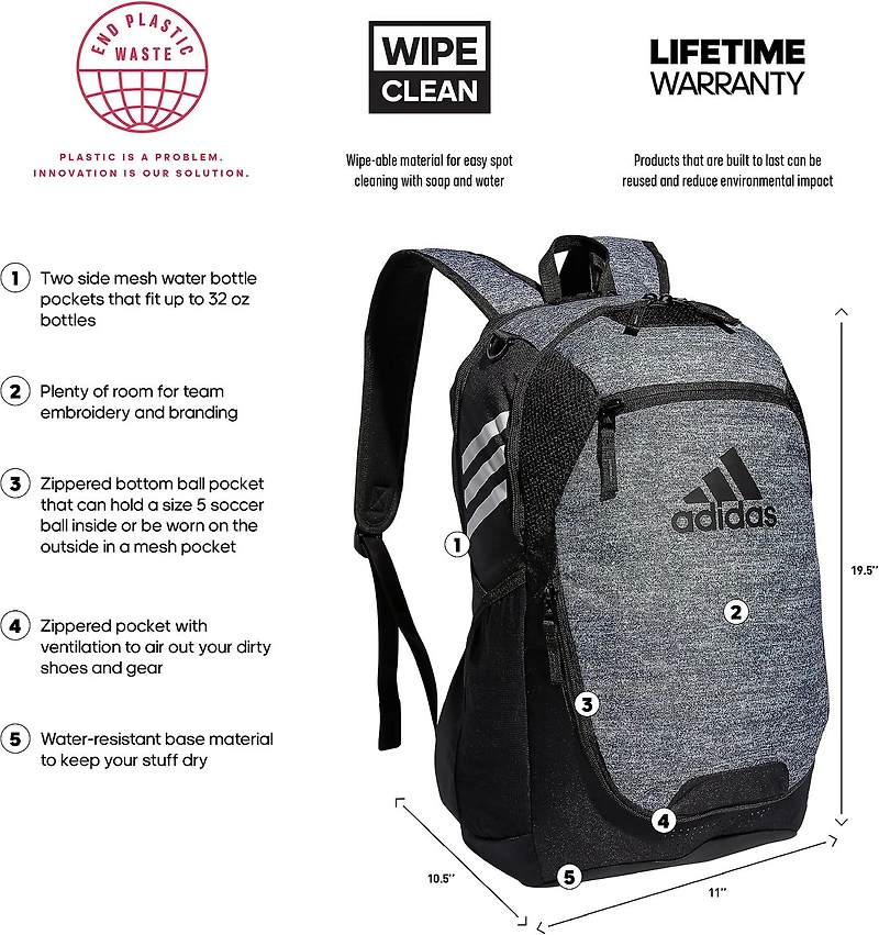 adidas Stadium Soccer Backpack